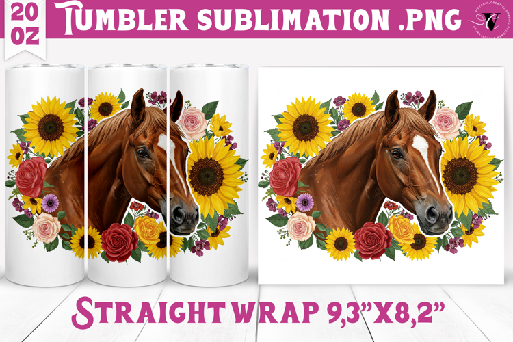 20 Oz Sublimation Tumbler Wrap Image 8