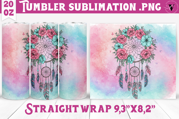 20 Oz Sublimation Tumbler Wrap Image 4