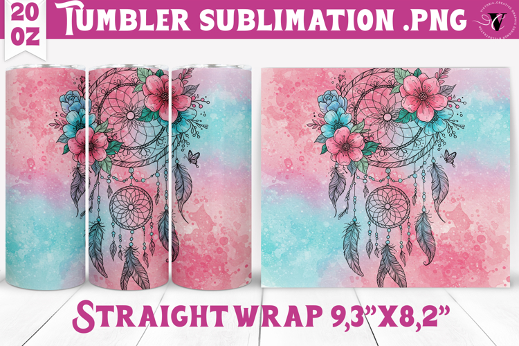 20 Oz Sublimation Tumbler Wrap Image 22