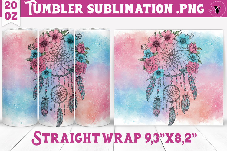 20 Oz Sublimation Tumbler Wrap Image 6
