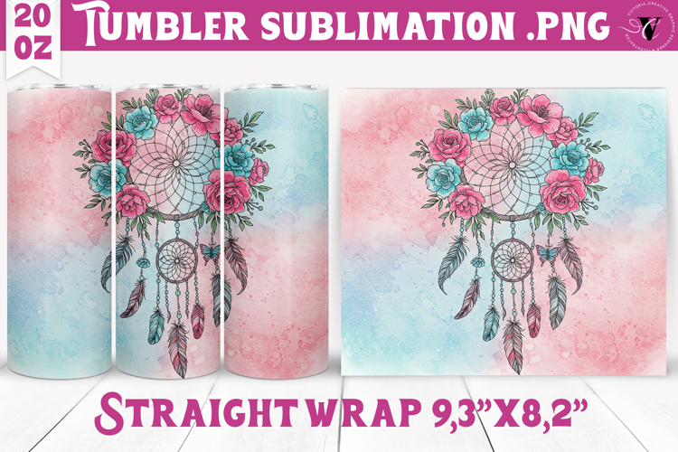 20 Oz Sublimation Tumbler Wrap Image 21