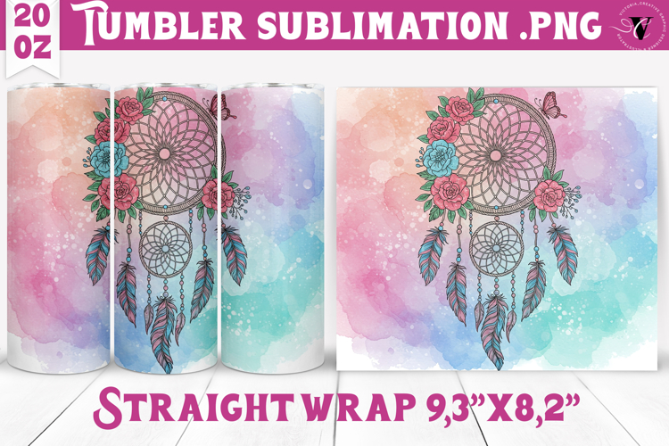 20 Oz Sublimation Tumbler Wrap Image 5