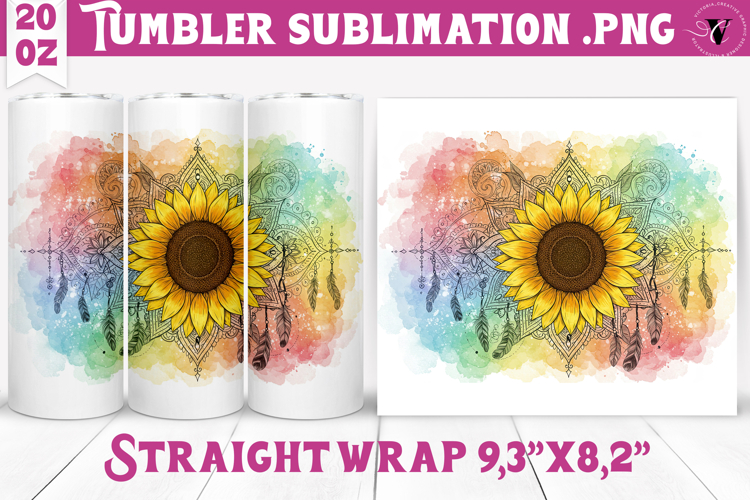 20 Oz Sublimation Tumbler Wrap Image 3