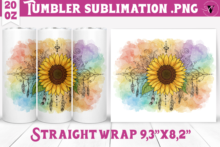 20 Oz Sublimation Tumbler Wrap Image 10