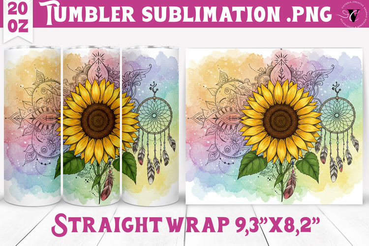 20 Oz Sublimation Tumbler Wrap Image 4