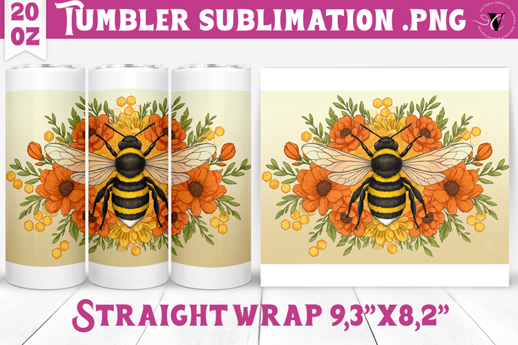 20 Oz Sublimation Tumbler Wrap Image 5