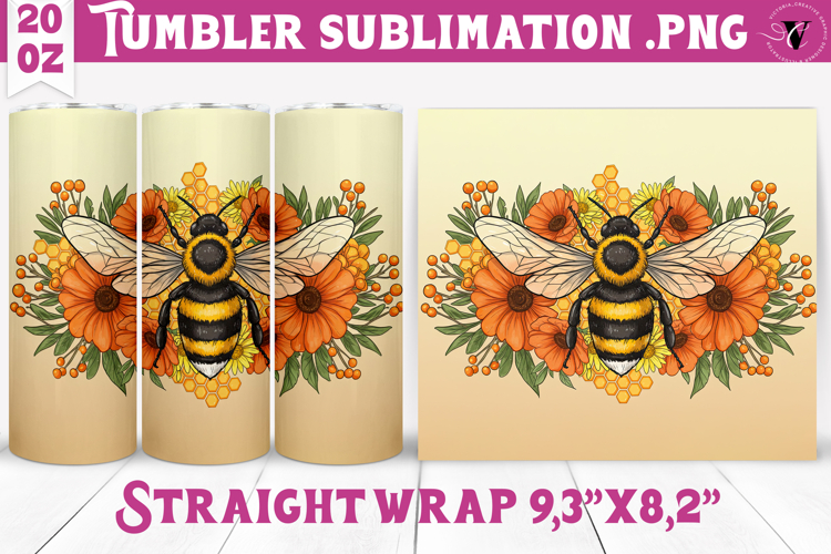 20 Oz Sublimation Tumbler Wrap Image 21