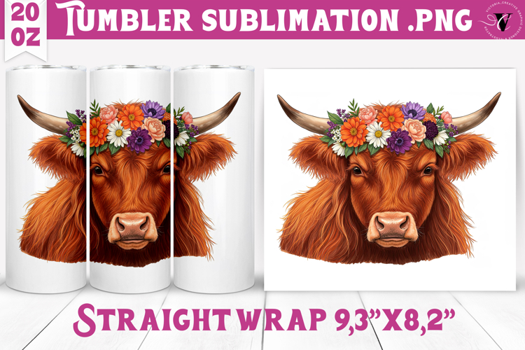 20 Oz Sublimation Tumbler Wrap Image 9