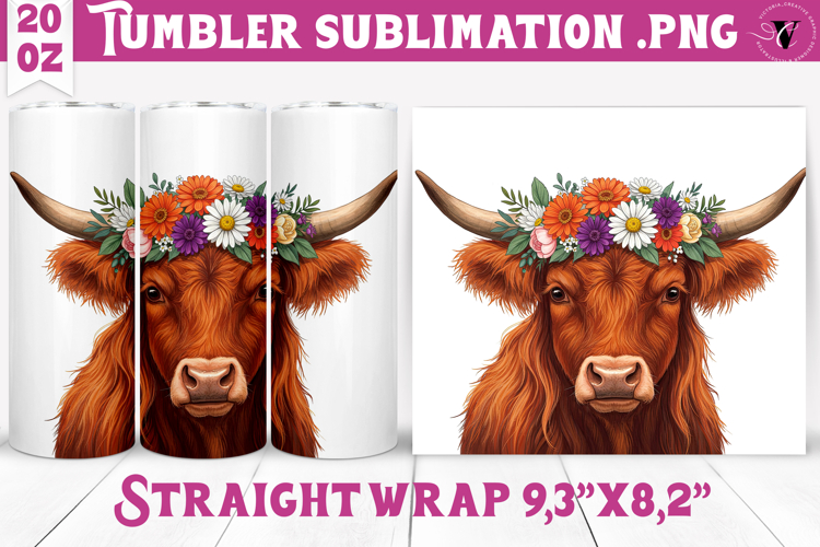 20 Oz Sublimation Tumbler Wrap Image 2