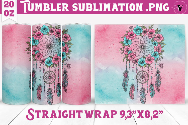 20 Oz Sublimation Tumbler Wrap Image 18