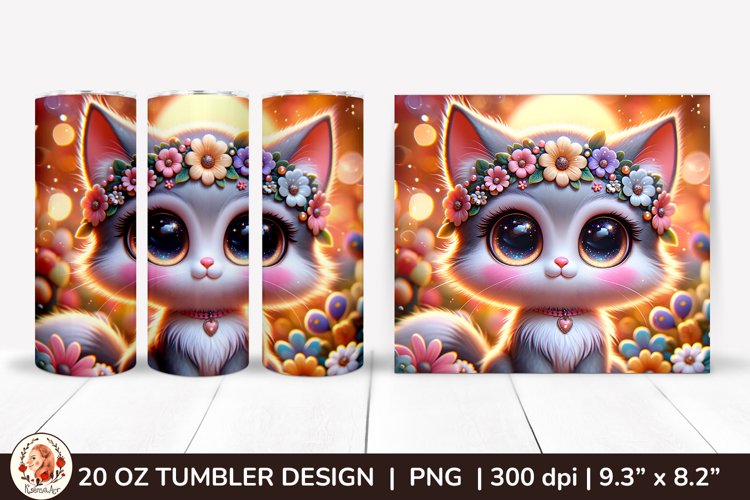 20 Oz Sublimation Tumbler Wrap Image 14