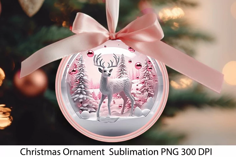 Christmas Ornament PNG. Christmas Sublimation.