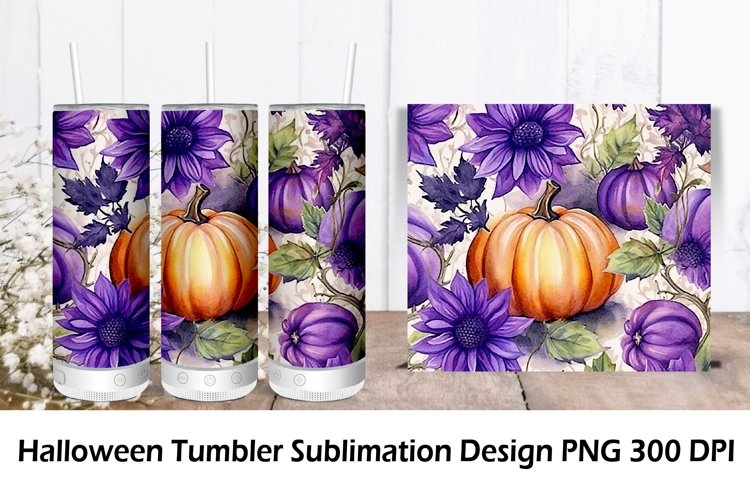 Halloween Tumbler Wrap Sublimation. Tumbler Wrap 20 oz.