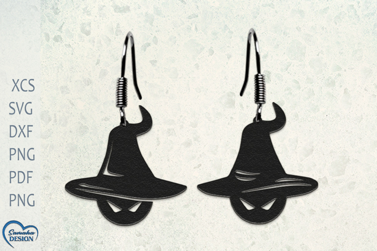 Halloween Cat Earrings Laser Cut. Cat Earrings Laser Cut.