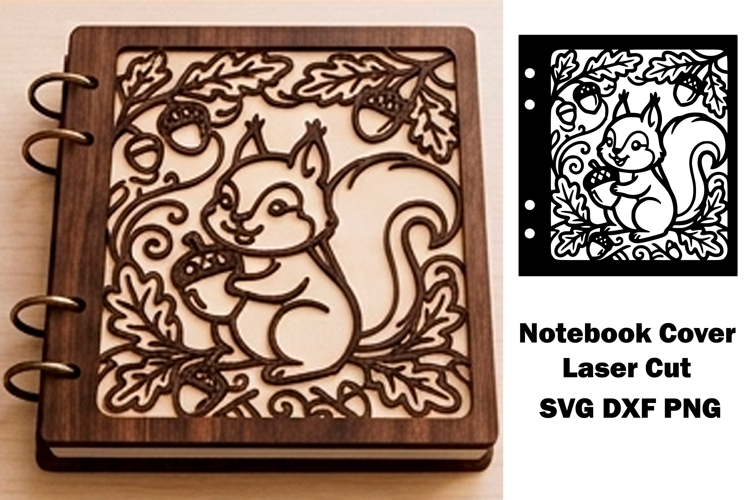 Kids Notebook Cover Laser Cut.