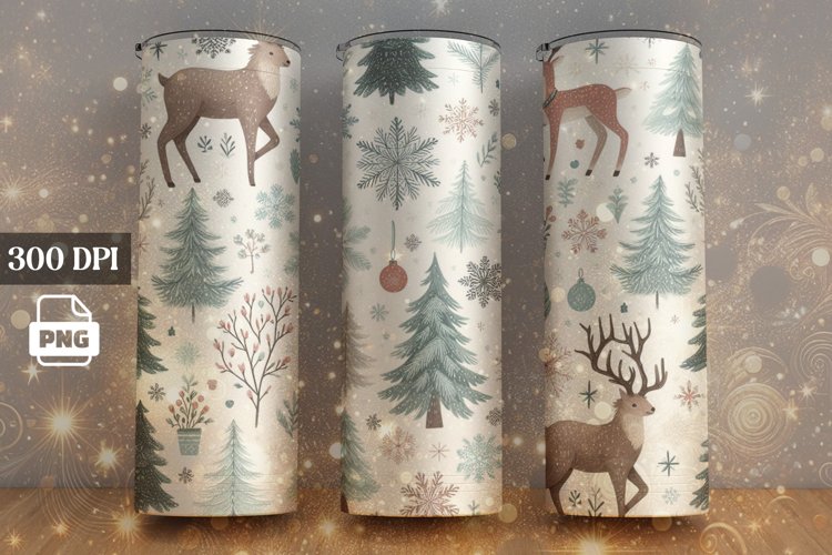 Winter Tumbler Warp Sublimation, 20 OZ Skinny Tumbler