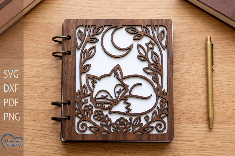 Kids Notebook Cover Laser Cut.