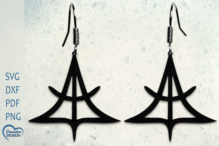 Earrings Laser Cut. Earrings SVG. Halloween Witch Hat SVG.