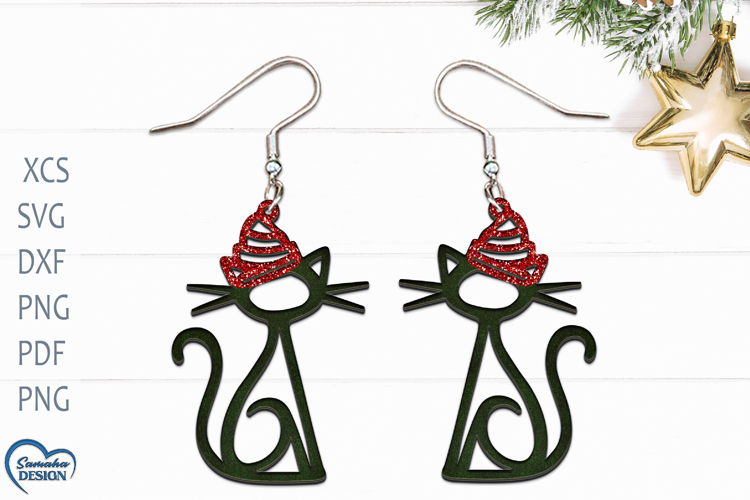 Christmas Cat Clipart