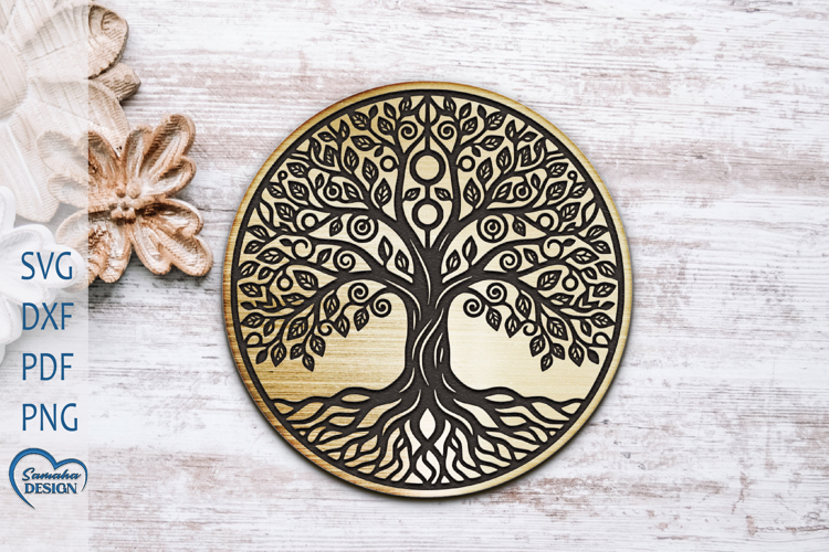 Coffee Coaster Laser Cut. Round Coaster SVG. Coaster Laser.