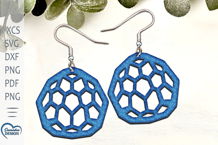 Modern Earrings Laser Cut. Boho Earrings Laser Cut.