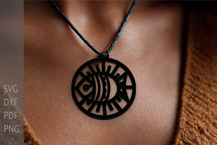 Pisces Pendant Laser Cut. Zodiac Signs Keychain.