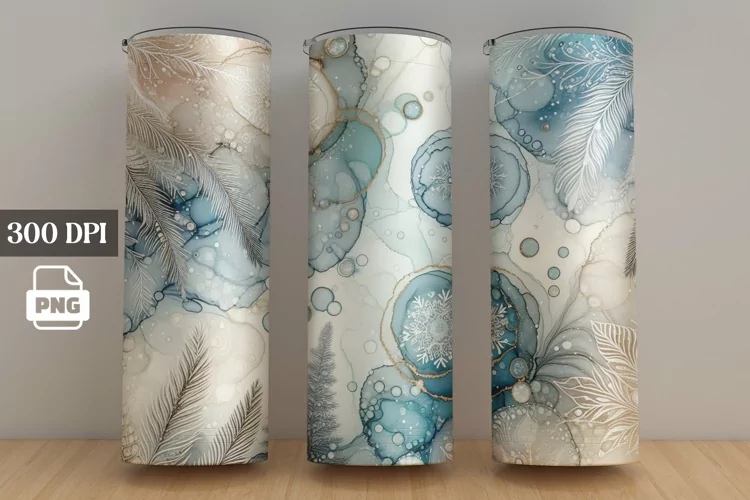 Winter Tumbler Warp Skinny Sublimation, Tumbler Sublimation