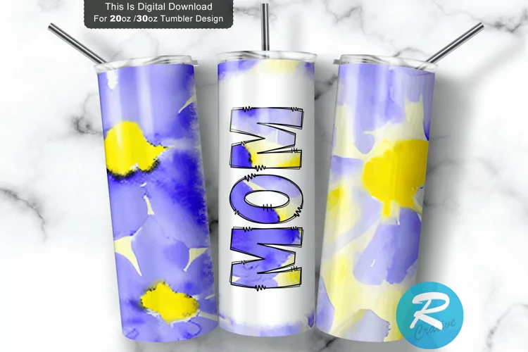 Mom Seamless Tumbler 20oz/30oz Skinny Tumbler