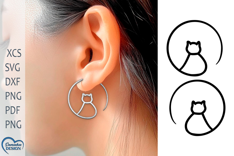 Earrings Clipart Image 6