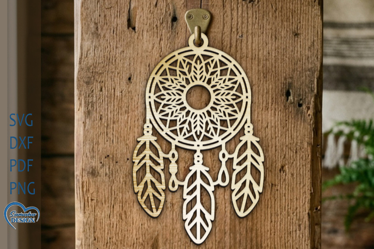 Dream Catcher Laser Cut.