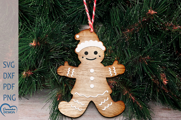 Christmas Ornament SVG. Christmas Ornament Laser Cut.