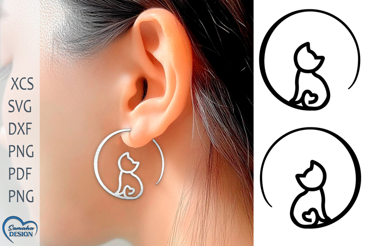 Earrings Clipart Image 5