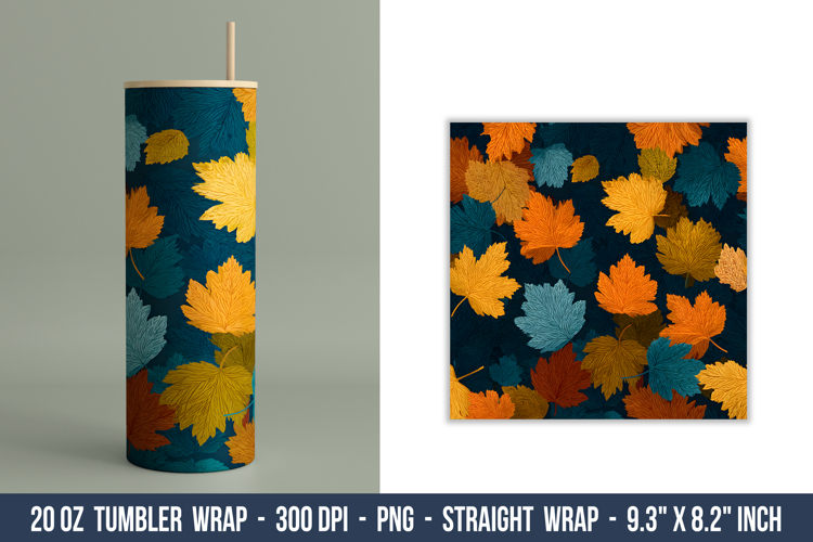 Fall Tumbler Wrap Image 13