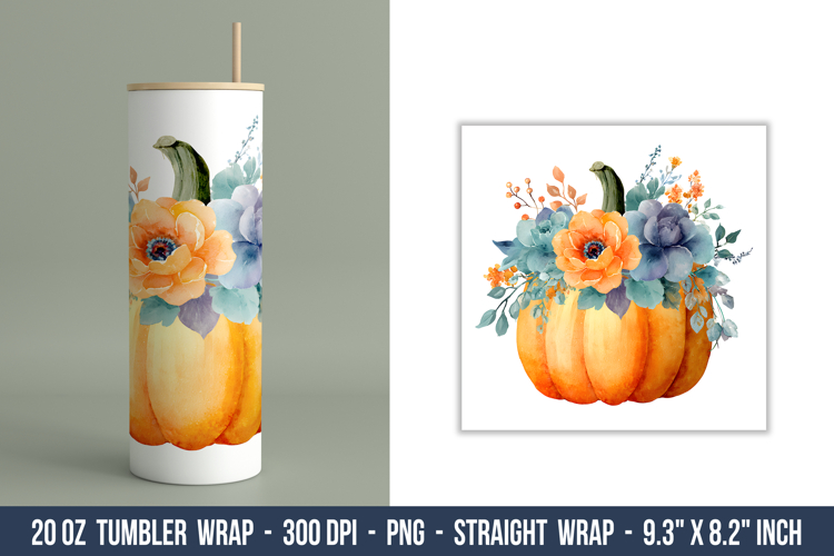 Pumpkin Watercolor Png Image 14