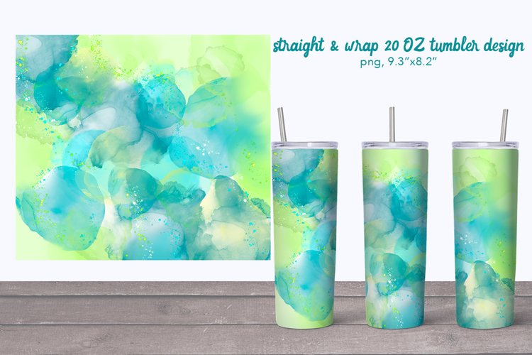 Alcohol Ink Tumbler Wrap Image 15
