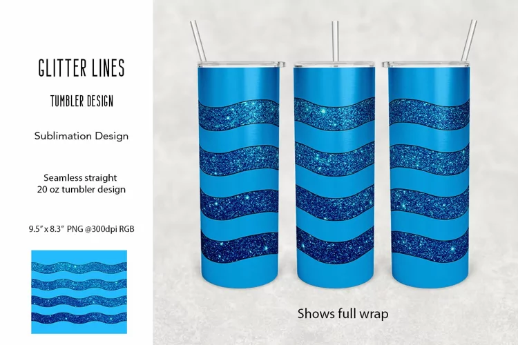 Glitter Tumbler Sublimation