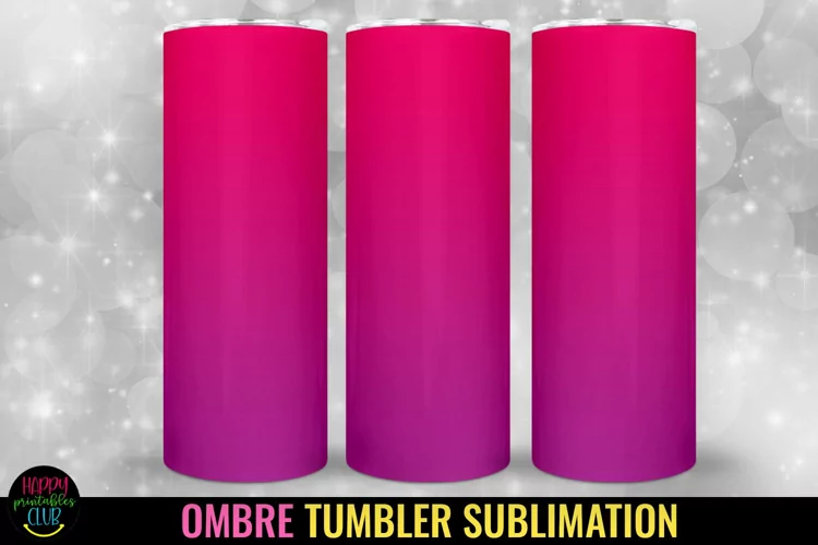 Ombre Tumbler Sublimation I 20 Oz Tumbler Wrap Sublimation