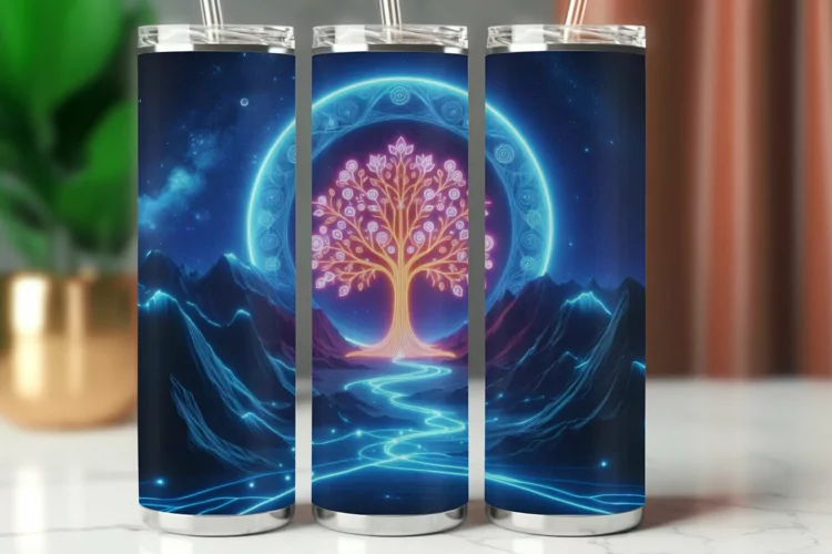 Tumbler Wrap 20 oz - tree of life
