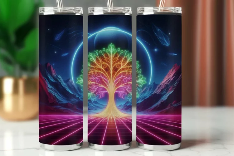 Tumbler Wrap 20 oz - tree of life