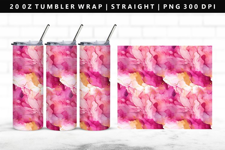 Alcohol Ink Tumbler Wrap Image 2