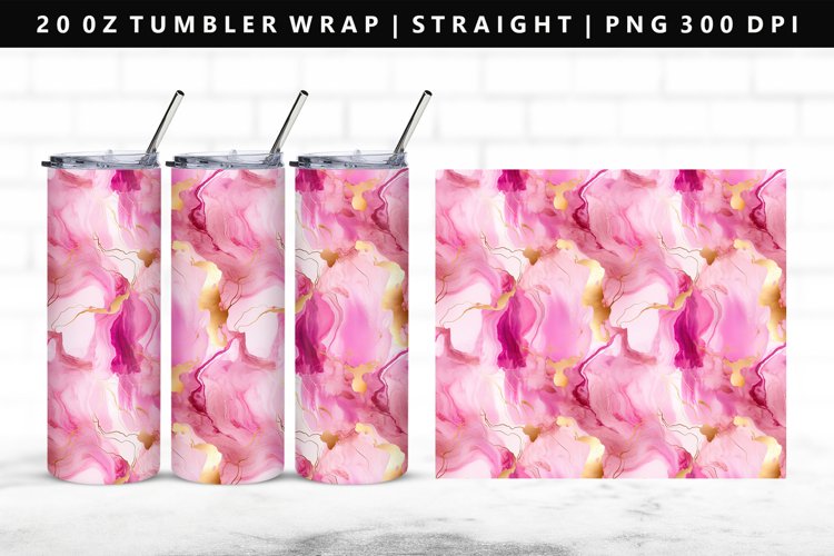 Alcohol Ink Tumbler Wrap Image 3