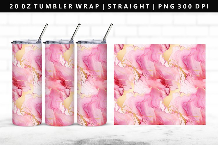 Alcohol Ink Tumbler Wrap Image 11