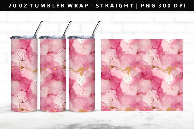 Alcohol Ink Tumbler Wrap Image 12