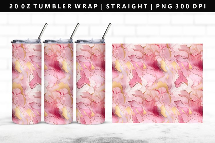 Alcohol Ink Tumbler Wrap Image 7