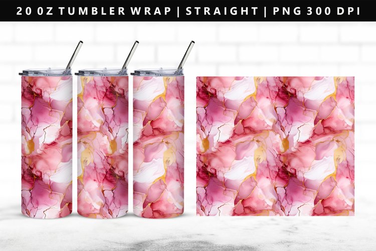 Alcohol Ink Tumbler Wrap Image 19
