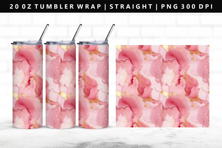 Alcohol Ink Tumbler Wrap Image 22
