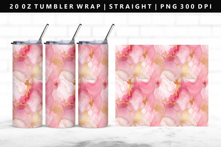 Alcohol Ink Tumbler Wrap Image 8