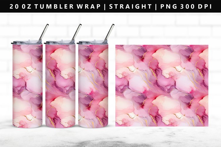 Alcohol Ink Tumbler Wrap Image 20