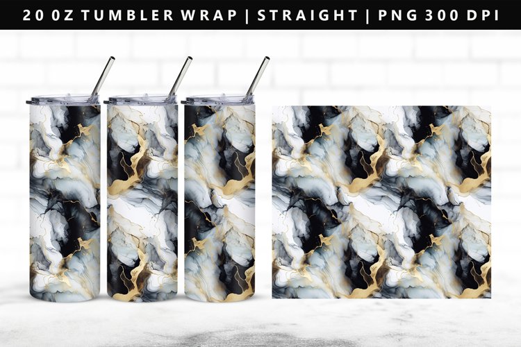 Alcohol Ink Tumbler Wrap Image 2