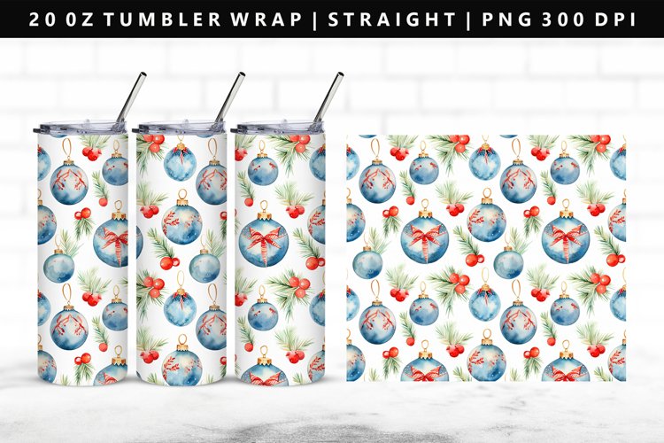 Christmas 20oz Tumbler Wrap | Sublimation PNG Design